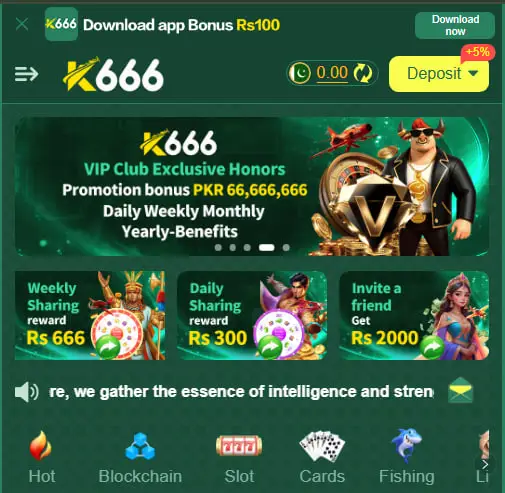 K666 Game Download New Earning APK in Pakistan
