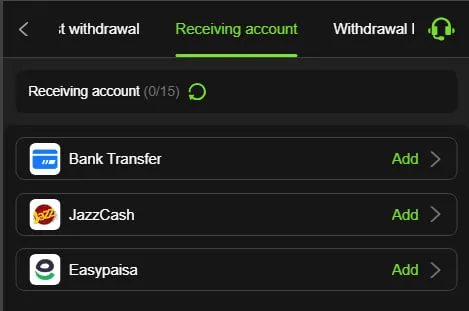 Bet 877 game Withdraw