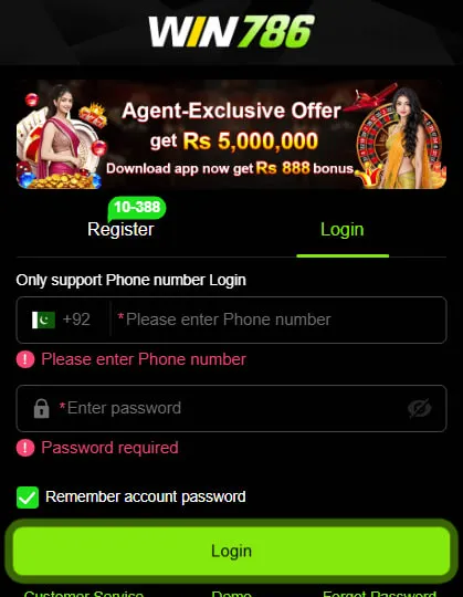 win786 Game Download Register